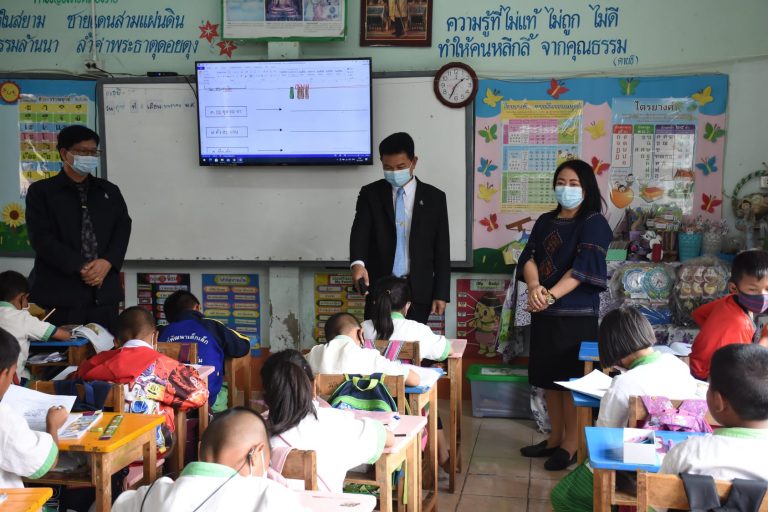 ผอ.สพป.เชียงราย เขต 1 ตรวจเยี่ยมโรงเรียนชุมชนบ้านแม่ข้าวต้มหลวง มอบนโยบาย “โรงเรียนสะอาด ปลอดภัย ร่มรื่น น่าอยู่ น่าเรียน น่ายล”